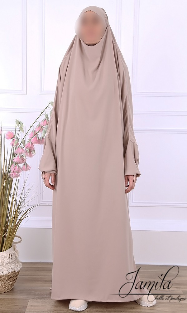 Jilbab 1 pièce - Beige 18 - Jamila