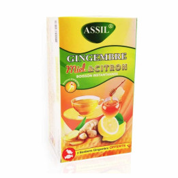 Tisane Gingembre Miel & Citron - 100% Naturelle - Assil