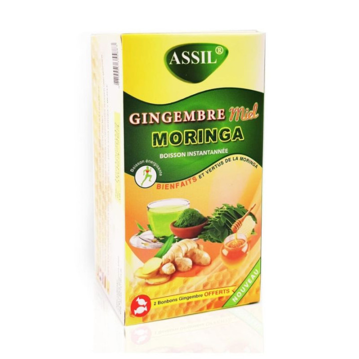 Tisane Gingembre Miel & Moringa - 100% Naturelle - Assil