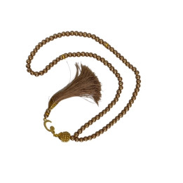 Sebha beige/or  99 perles