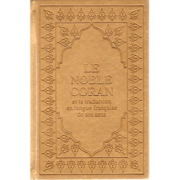 Le Noble Coran Arabe Français Noir 15 x 22 cm