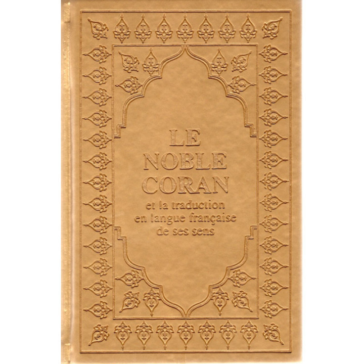 Le Noble Coran Arabe Français Noir 15 x 22 cm