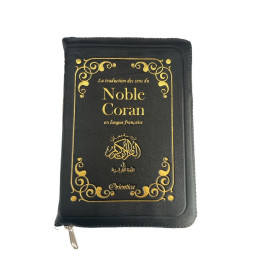 Noble Coran en français - (Fermeture zip) - Noir - Editions Orientica