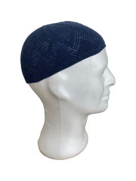 Chéchia simple bleu nuit