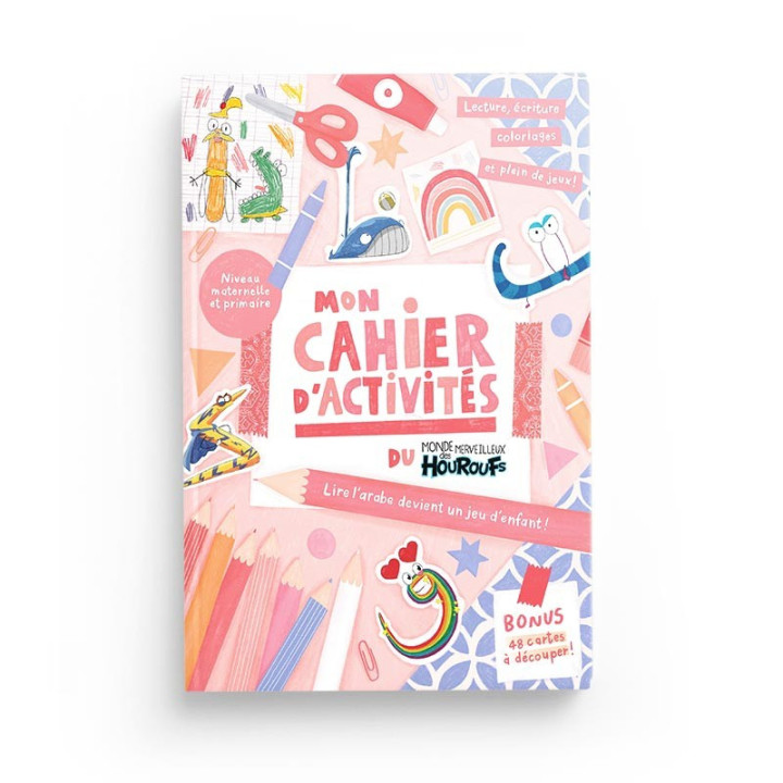 MON CAHIER D'ACTIVITÉS DU MONDE DES HOUROUFS + 48 CARTES BONUS