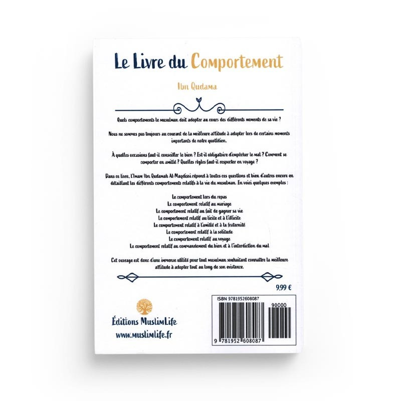 Le Livre du Comportement - Ibn Qudama Al-Maqdissi - MuslimLife