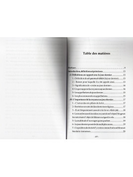 La Croyance au Jour Dernier