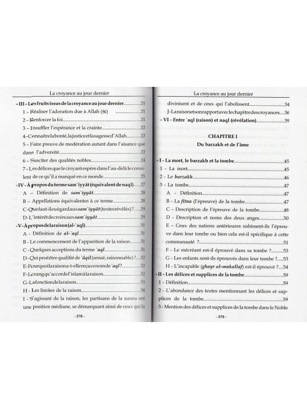 La Croyance au Jour Dernier