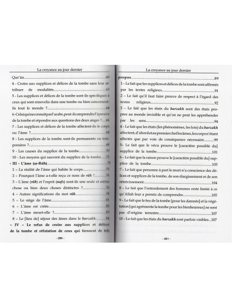 La Croyance au Jour Dernier