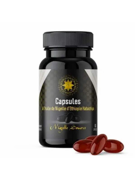 Capsule à l'huile de nigelle