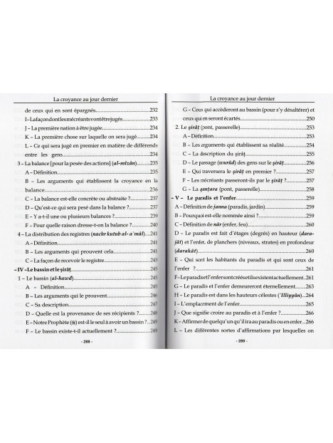 La Croyance au Jour Dernier