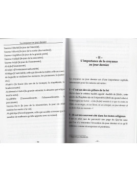 La Croyance au Jour Dernier