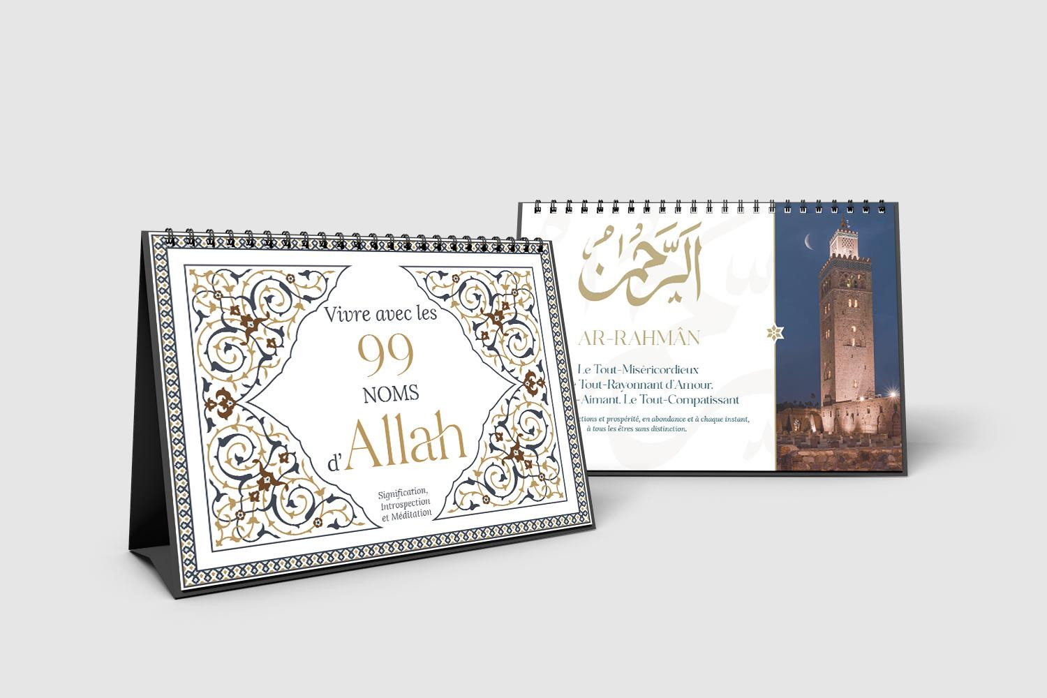 Calendrier : Vivre avec les 99 noms d'Allah - Al Bouraq