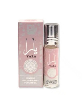 Extrait De Parfum Musc Yara Dubai Flower - 12ml, Notes Florales, Oud, Vanille - Neuf Sous Blister
