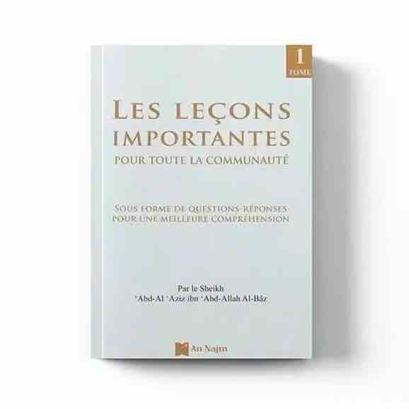 Les leçons importantes pour toute la communauté – Éditions An-Najm