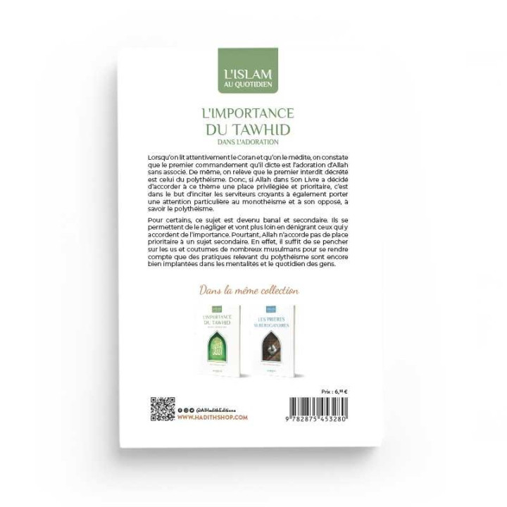 L'importance du Tawhid - Abd al-Mushsin al-Abbâd - Editions Al hadith