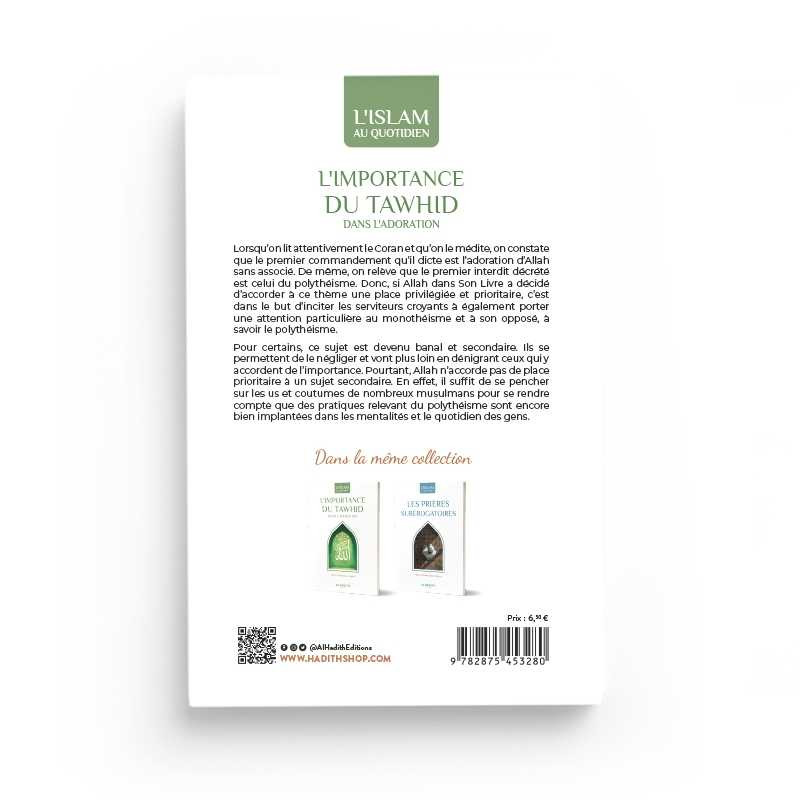 L'importance du Tawhid - Abd al-Mushsin al-Abbâd - Editions Al hadith