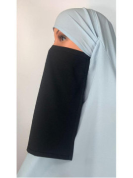 Half niqab Noir - Microfibre