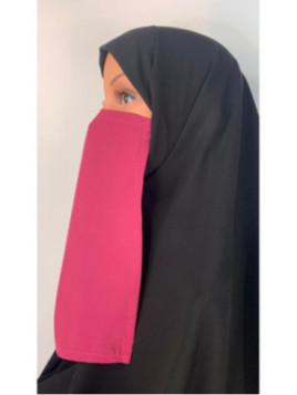 Half niqab Framboise -...