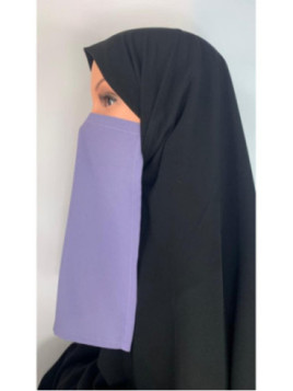 Half niqab Lila - Microfibre