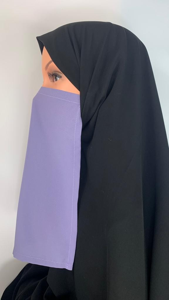 Half niqab Lila - Microfibre