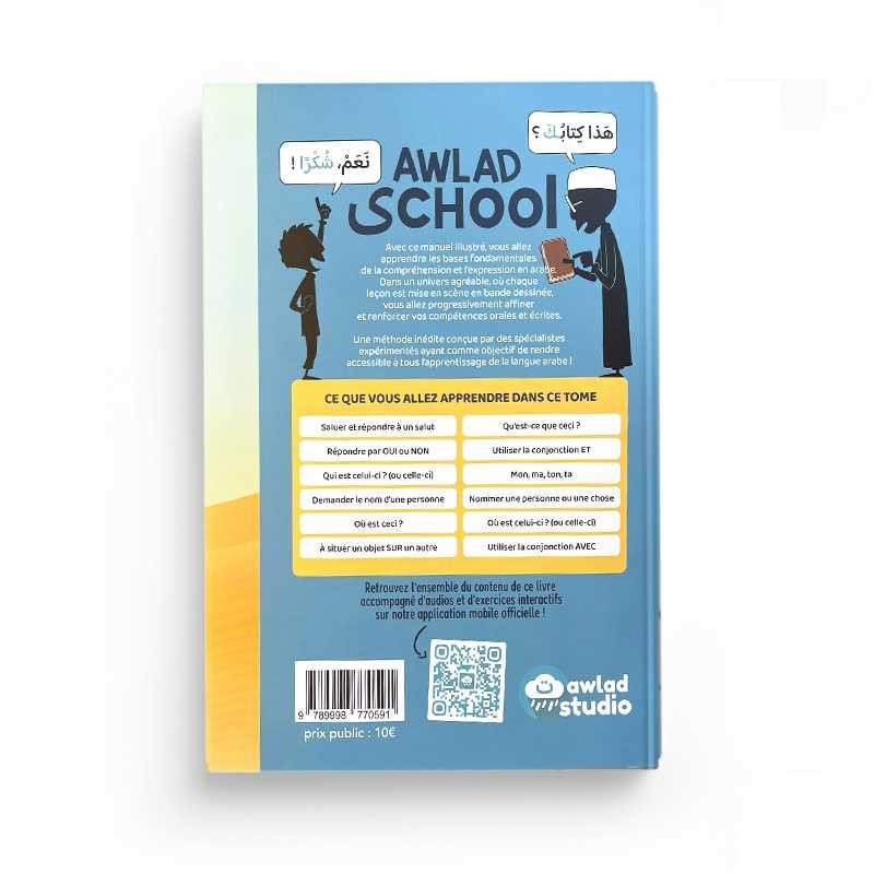 Awlad School - J'apprends à m'exprimer en arabe Tome 1 - BDouin - Muslim Show