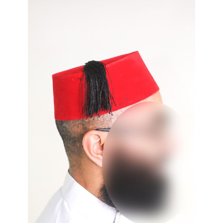 Tarbouche marocain rouge