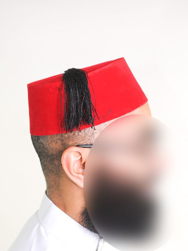 Tarbouche marocain rouge