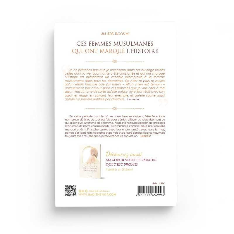 Ces femmes musulmanes qui ont marqué l'histoire - Um Isra Bayyumi - Editions Al Hadith