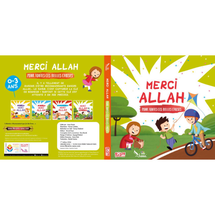 Pack Collection "Merci Allah" : Livres D'éveil Spirituel Pour Enfants (0-5 Ans)