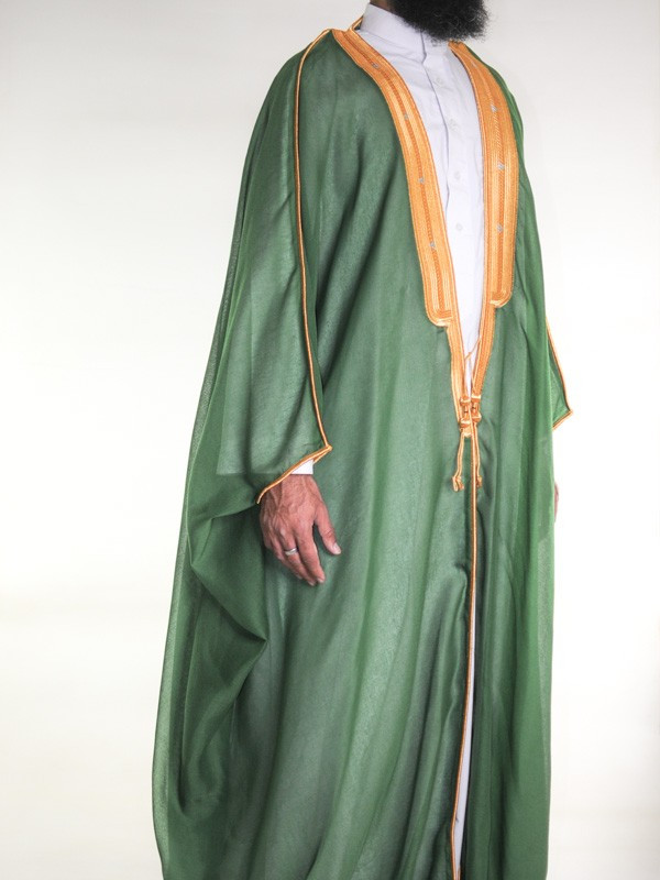 Bisht saoudien vert