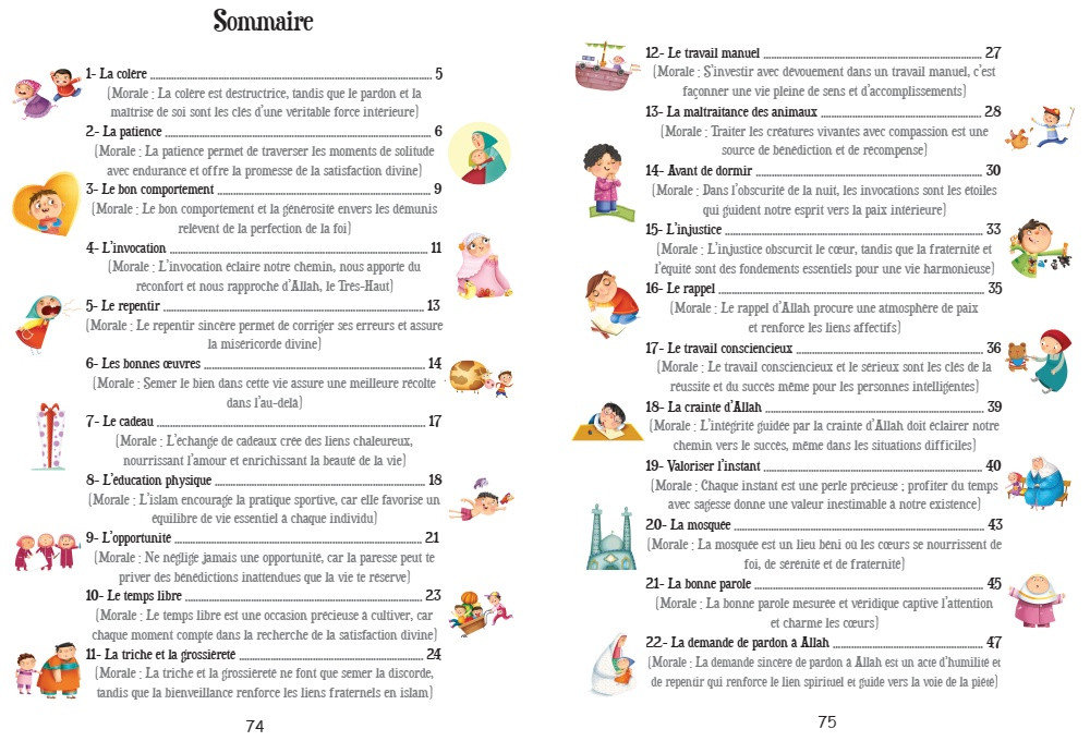 Histoires avant de dormir inspirées du Coran et de la Sunna - Orientica