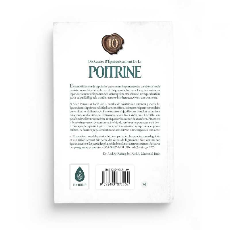 10 causes d’épanouissement de la poitrine - Editions Ibn Badis