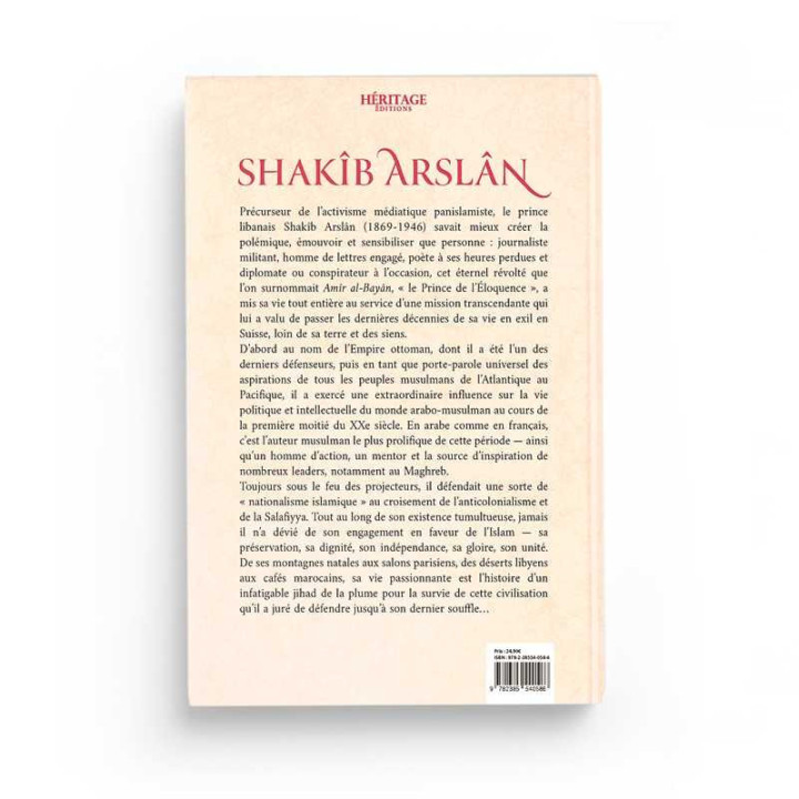 Shakîb Arslan : le prince du panislamisme - Issa Meyer - Héritage