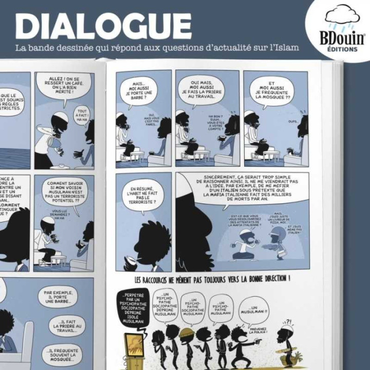 Dialogue , la bande dessinée qui répond a toutes vos craintes sur l'Islam - Bdouin