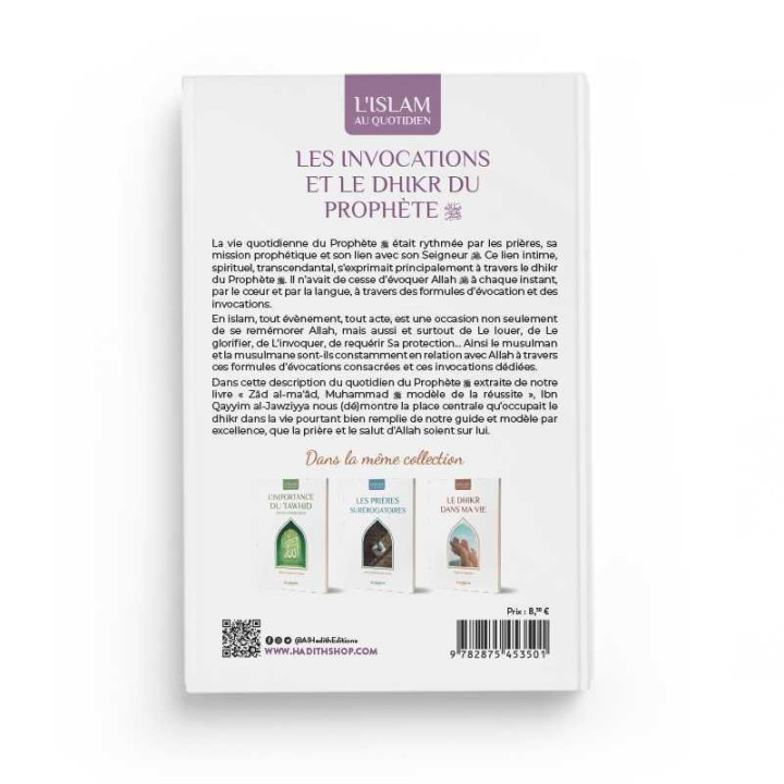 Les invocations et le dhikr du prophète - Editions Al Hadith