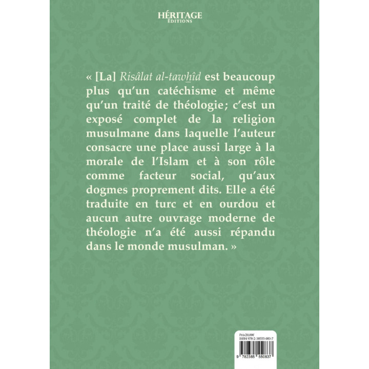 Risâlat al-tawhîd : exposé de la religion musulmane - Muhammad 'Abduh - Héritage