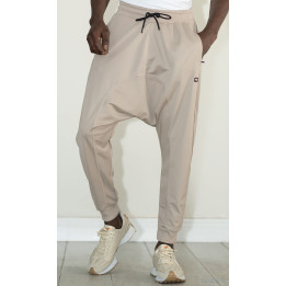 Sarouel Jogging Léger Beige - Qabail