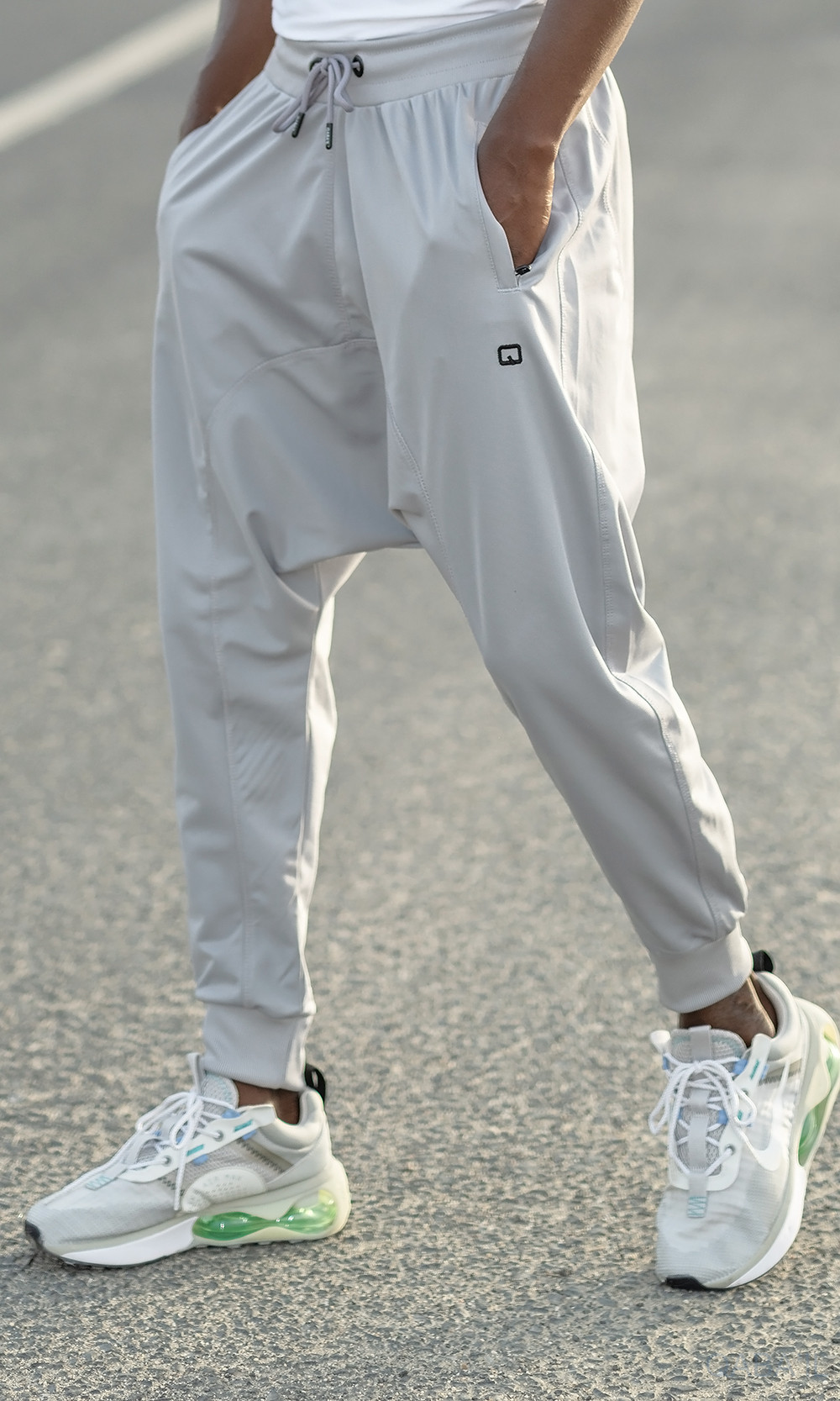 Sarouel Jogging Léger - Gris clair - Qaba'il