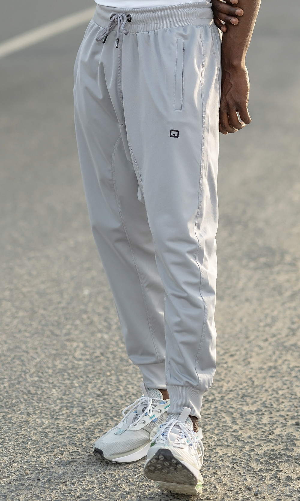Sarouel Jogging Léger - Gris clair - Qaba'il