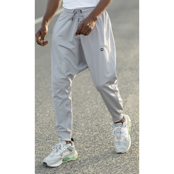 Sarouel Jogging Léger - Gris clair - Qaba'il