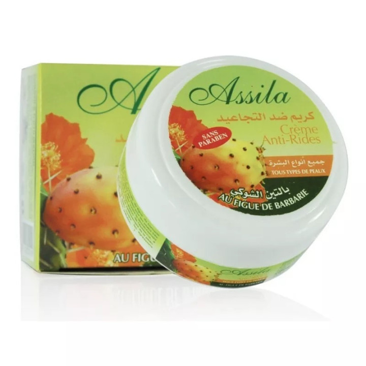 Crème hydratante anti-age à l'huile de figues de Barbarie - Assila