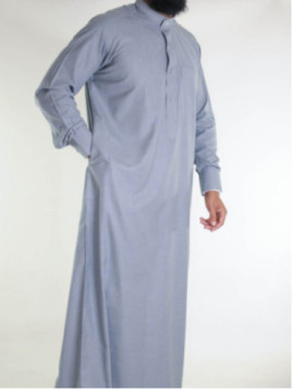 Qamis saoudien en lin -...