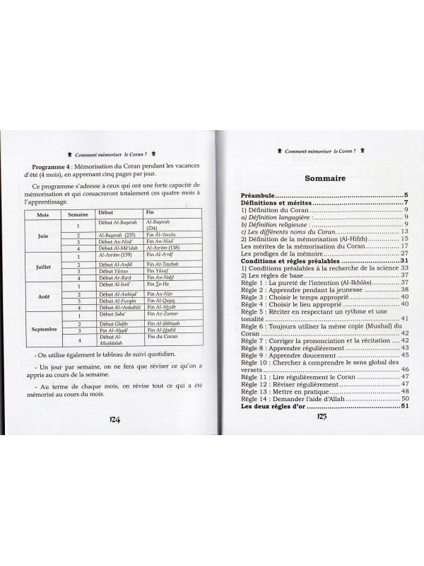 COMMENT MEMORISER LE CORAN
