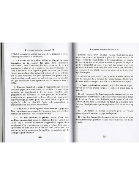 COMMENT MEMORISER LE CORAN