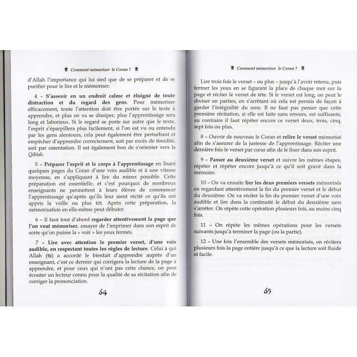 COMMENT MEMORISER LE CORAN