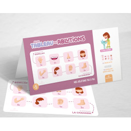 Mon tableau des ablutions Rose – Mes ablutions pas à pas  - Edition Deenilearn