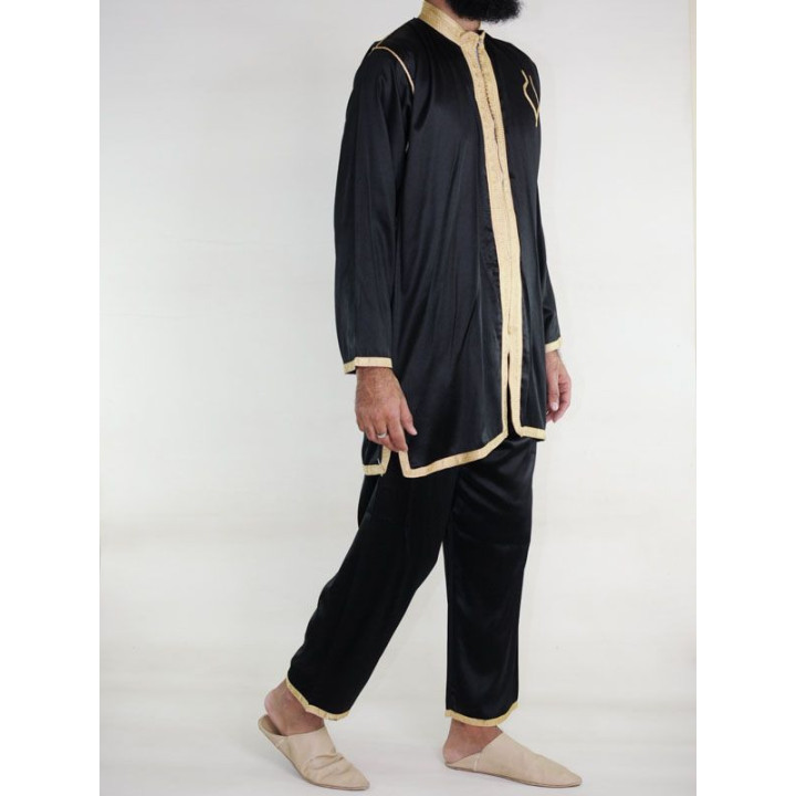 Jabador homme 2 Pièces - Noir et doré