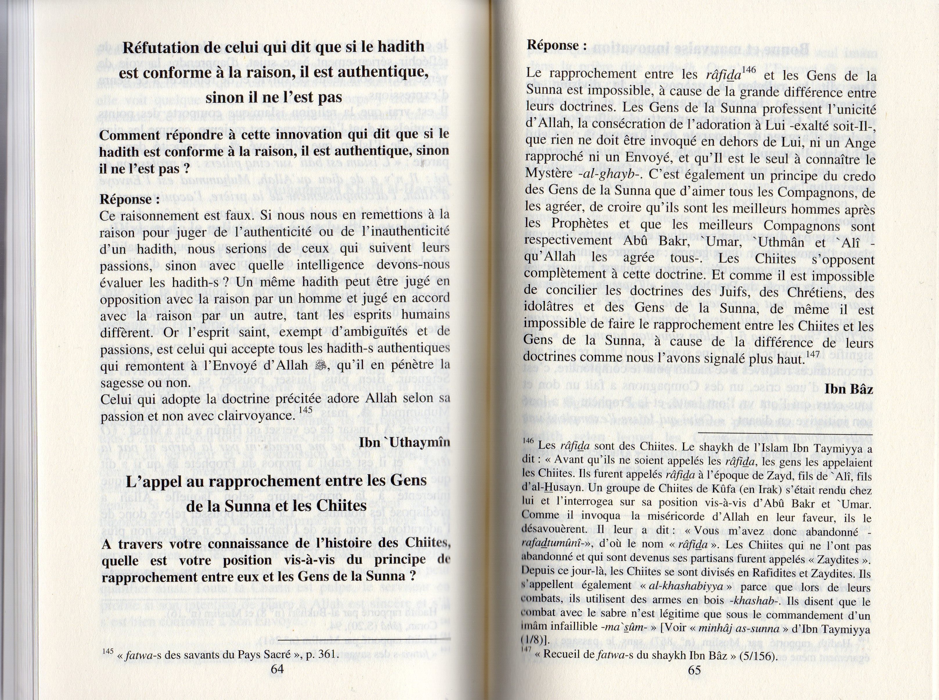 FATAWAS DE LA FAMILLE MUSULMANE 1ER PARTIE DOGME