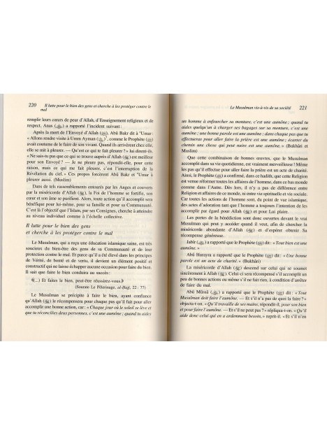 LA PERSONNALITE DU MUSULMAN